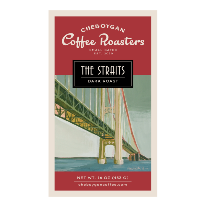 Label for The Straights coffee